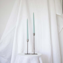 Load image into Gallery viewer, Light Blue Taper Candlesticks
