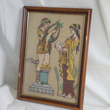 Load image into Gallery viewer, Ancient Roman Framed Wall Art (Musician with Woman &amp; Bird)
