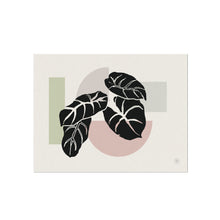 Load image into Gallery viewer, Alocasia and Geometric Shapes Art Print
