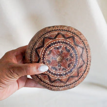 Load image into Gallery viewer, Vintage Peruvian Gourd Hand Carved Folk Art
