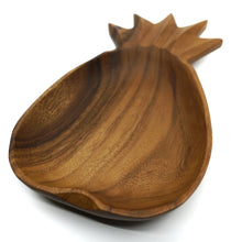 Load image into Gallery viewer, Vintage Wood Pineapple Dish
