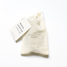 Load image into Gallery viewer, Eucalyptus and White Sage Bundles in Cotton Cloth Bag
