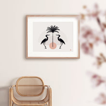 Load image into Gallery viewer, Two Herons Art Print
