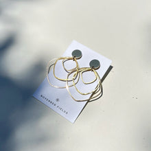 Load image into Gallery viewer, Tory Organic Brass Dangle Earrings
