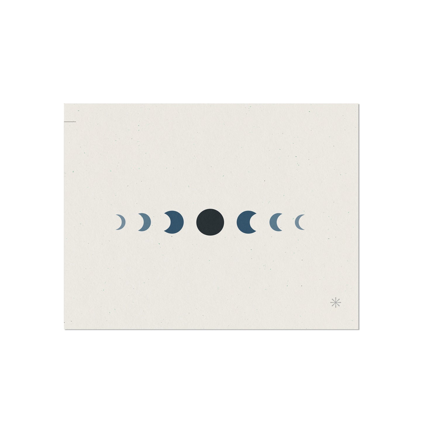 Modern Moon Phases Art Print