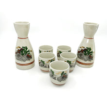 Load image into Gallery viewer, Vintage 7 Piece Japanese Sake Set
