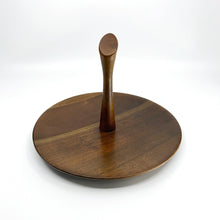 Load image into Gallery viewer, Small Mid Century Modern Walnut Serving Platter

