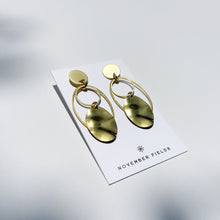 Load image into Gallery viewer, Tamron Raw Brass Earrings

