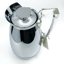Load image into Gallery viewer, Vintage Thermos Chrome Coffee Carafe with Clear Lucite Handle
