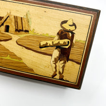 Load image into Gallery viewer, Vintage Inlaid Wooden Box - Rare Find
